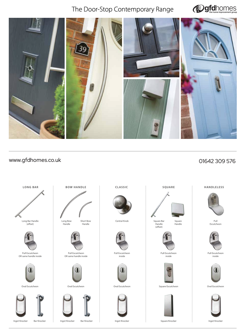 Door-Stop Contemporary Hardware Pack Brochure