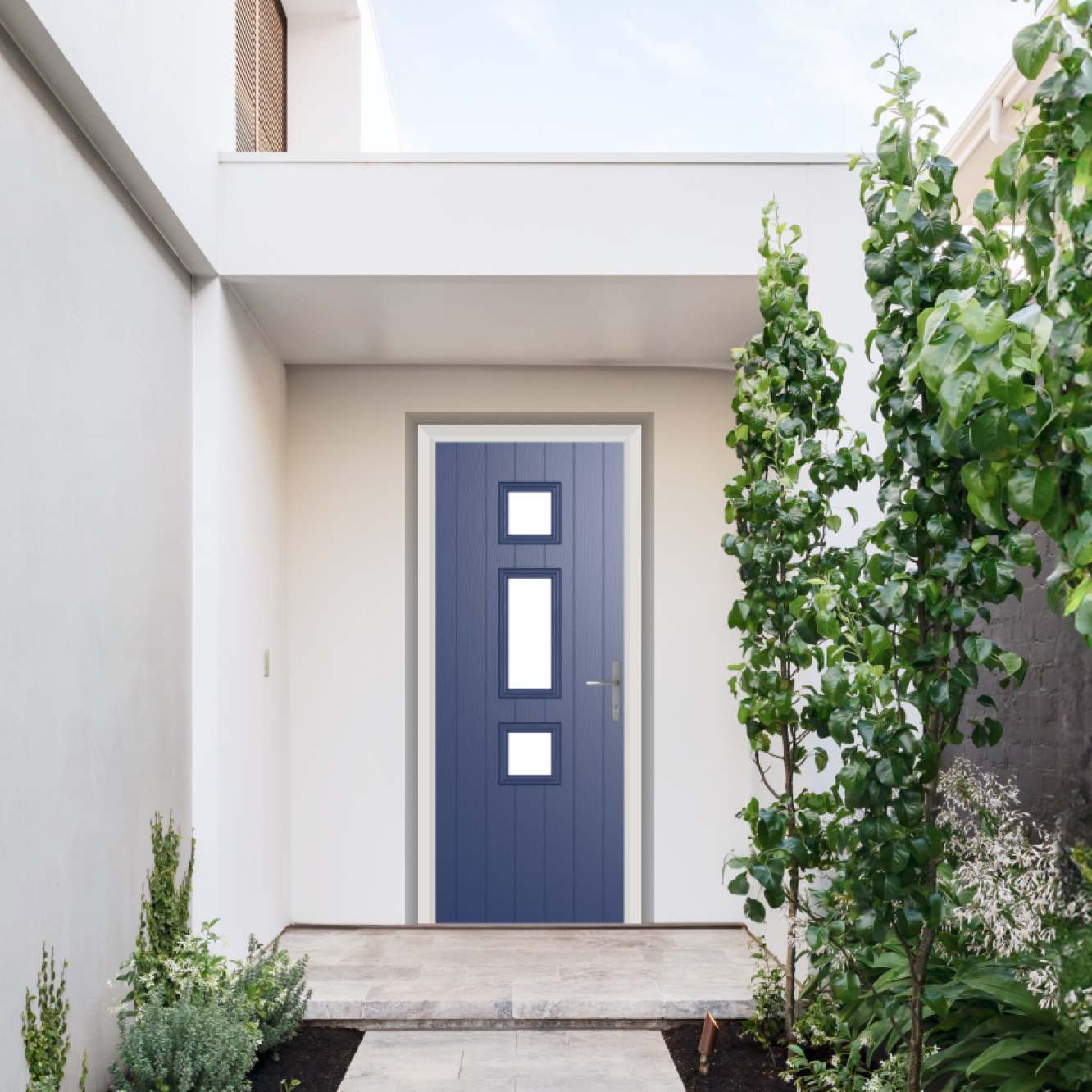 Comp Door York Composite Door In Blue Image