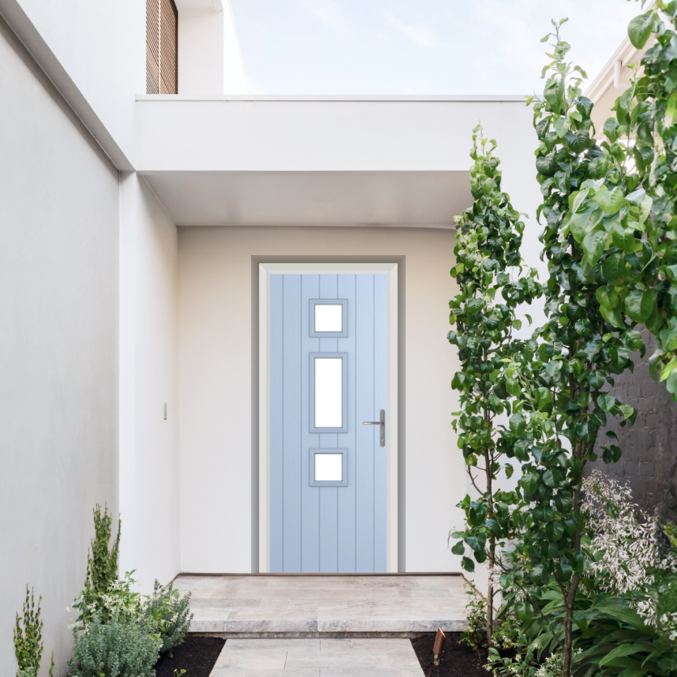 Comp Door York Composite Door In Duck Egg Blue Image
