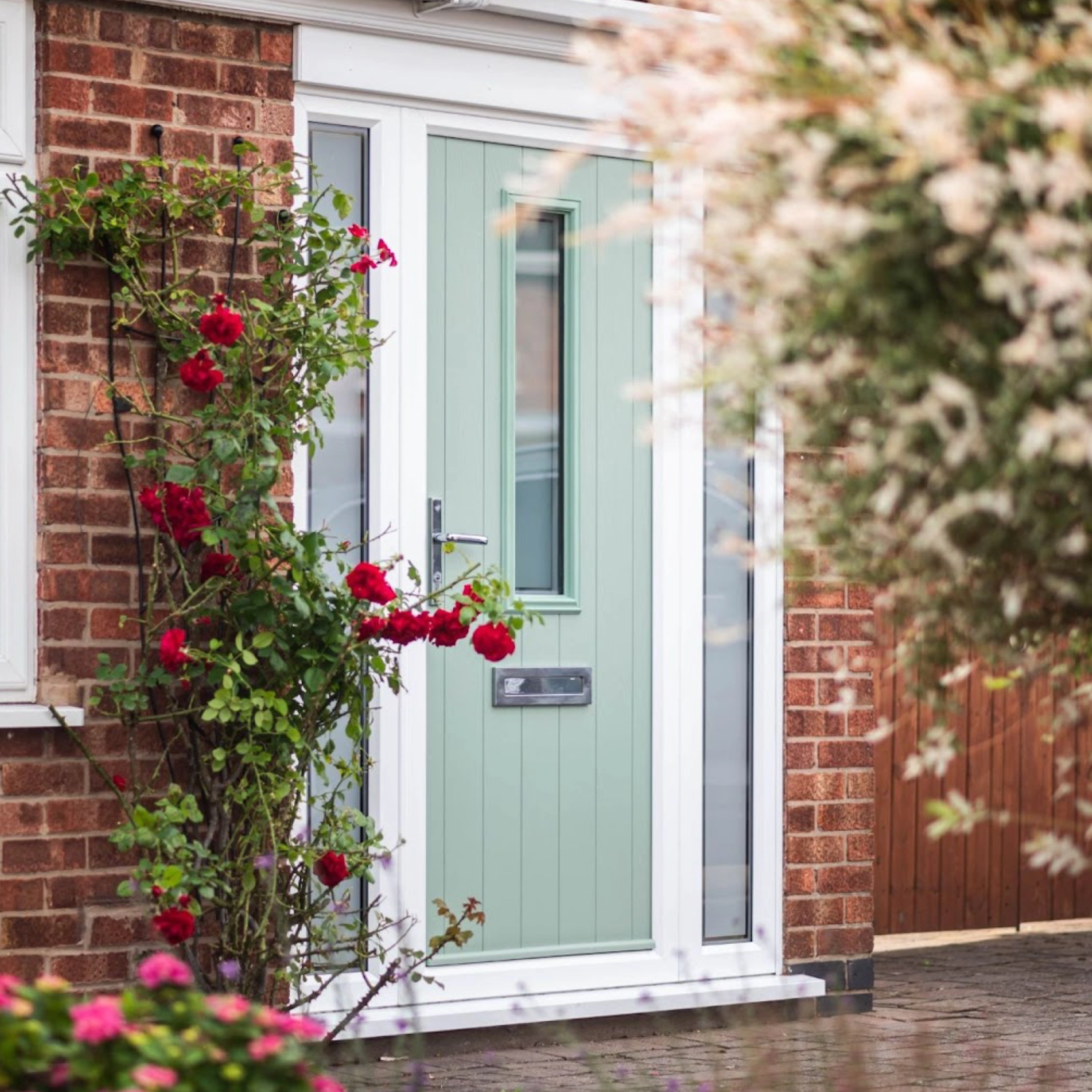 Comp Door Winslow Solid Composite Door In White Large
                        Image