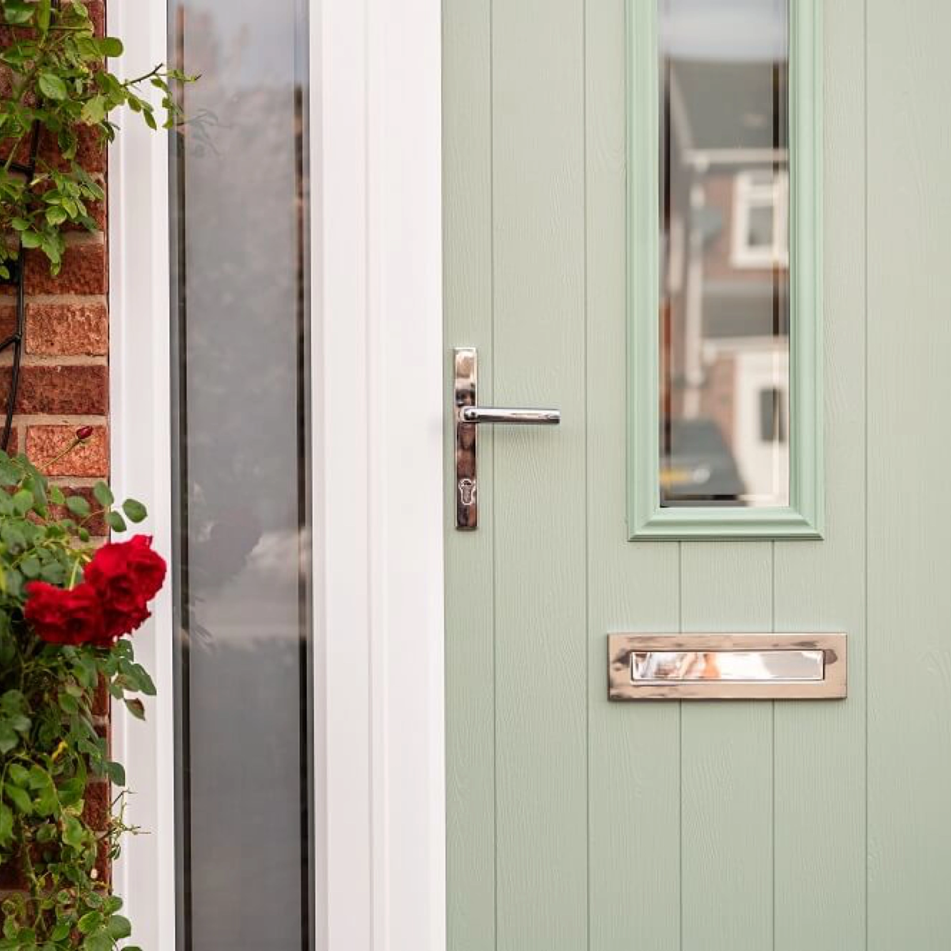 Comp Door Winslow Solid Composite Door In White Image