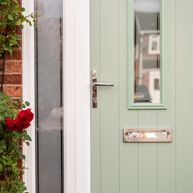 Comp Door Winslow Solid Composite Door In White Thumbnail