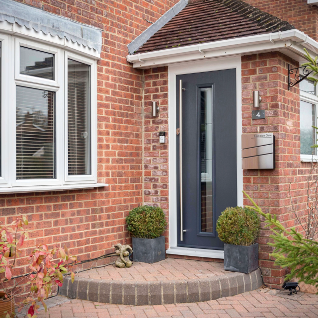 Comp Door Winslow Solid Composite Door In White Thumbnail