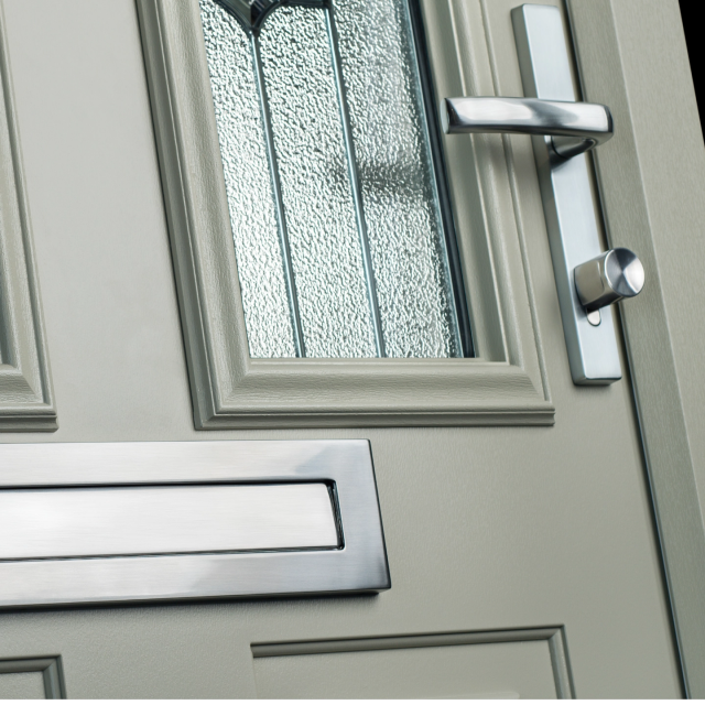 Comp Door Winslow Solid Composite Door In White Thumbnail