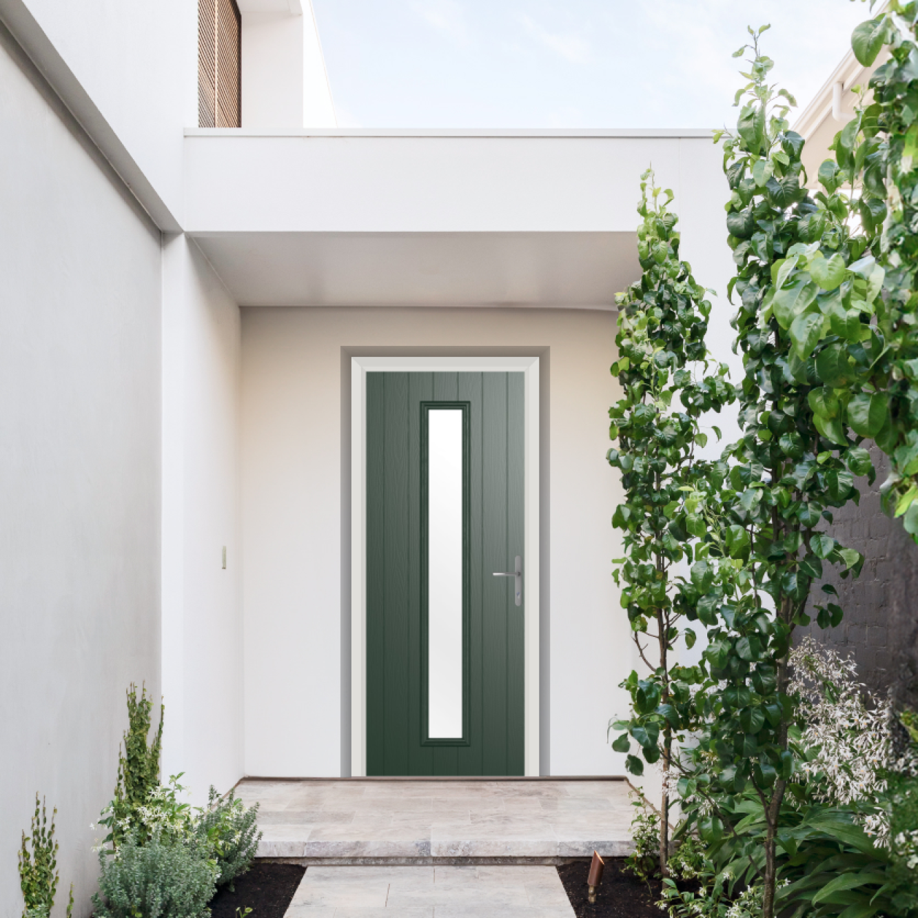 Comp Door Rutland Composite Door In Green Image