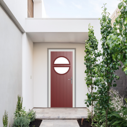 Comp Door Kent Composite Door In Red