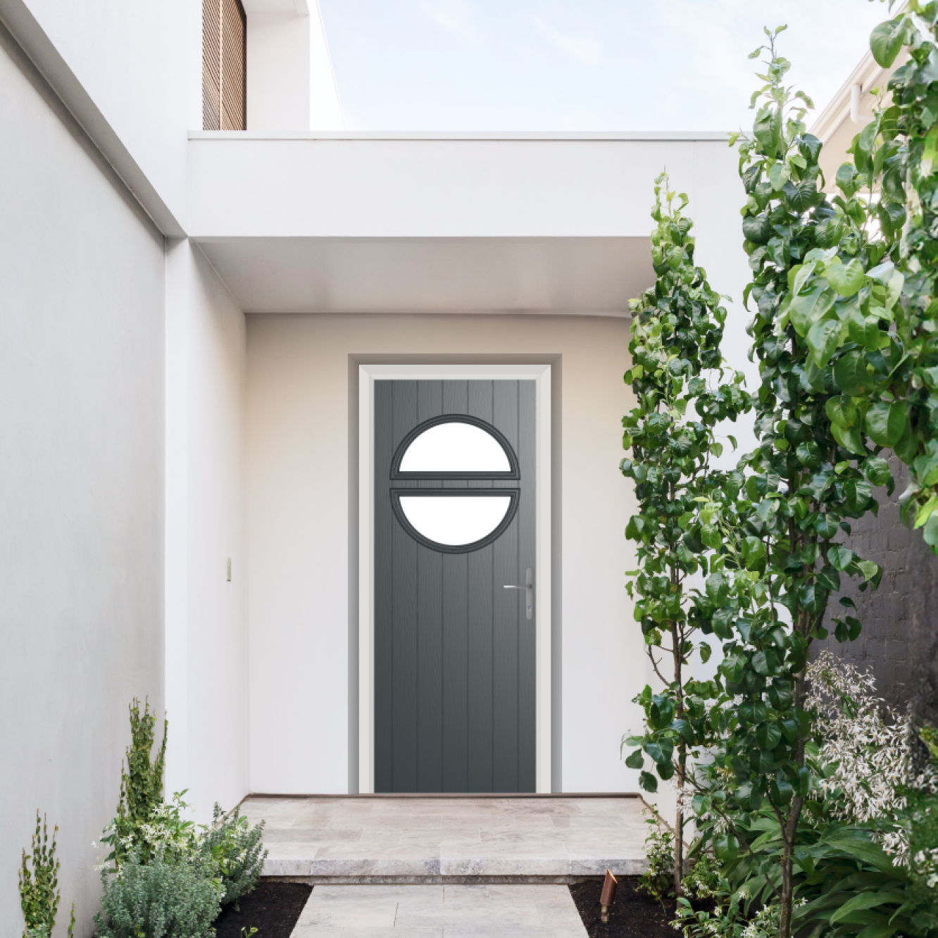 Comp Door Kent Composite Door In Anthracite Grey Image