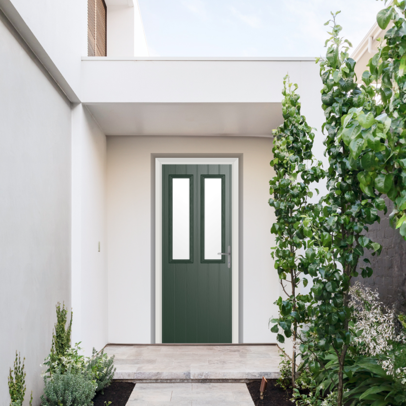 Comp Door Wellington Composite Door In Green Image