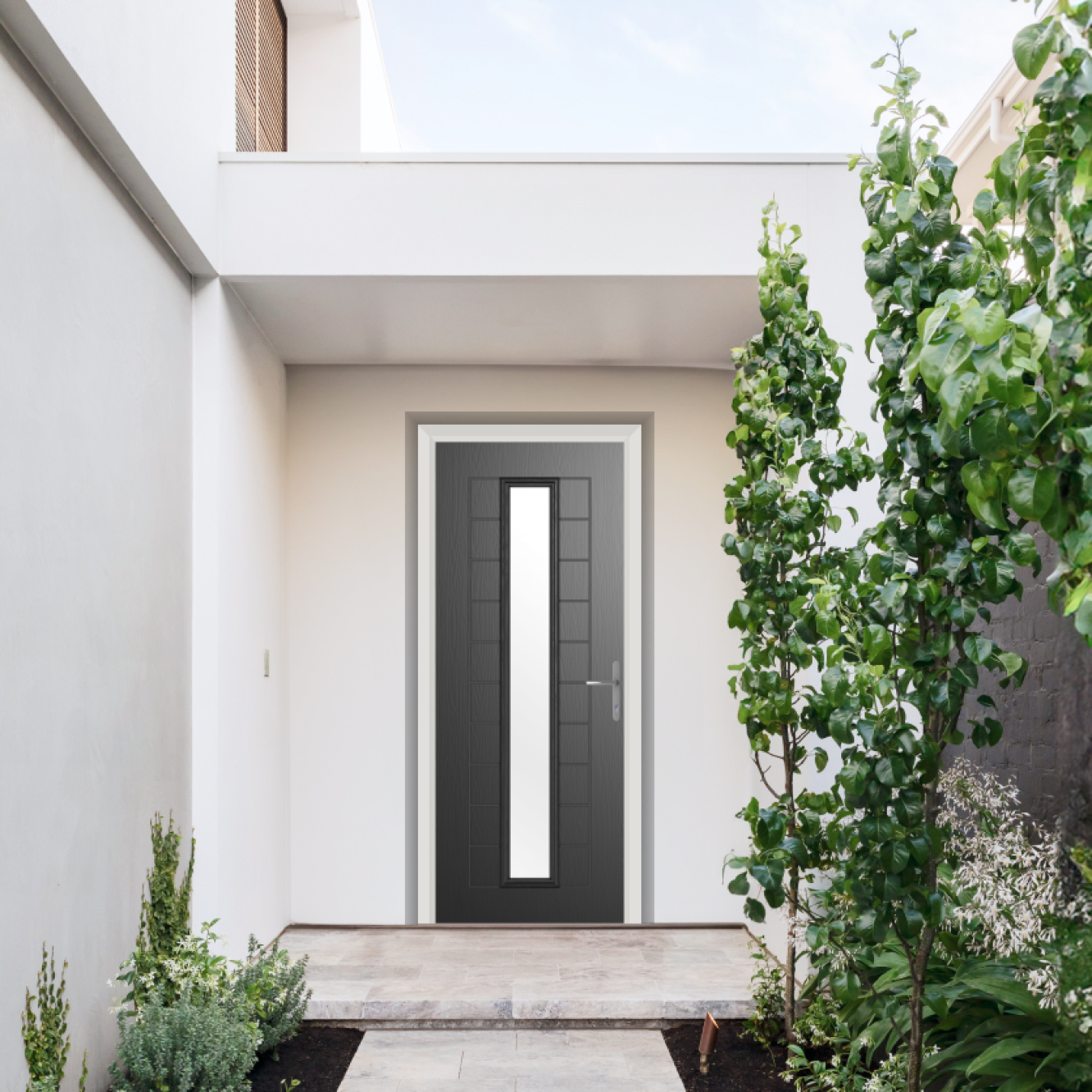 Comp Door Bedford Composite Door In Black Image