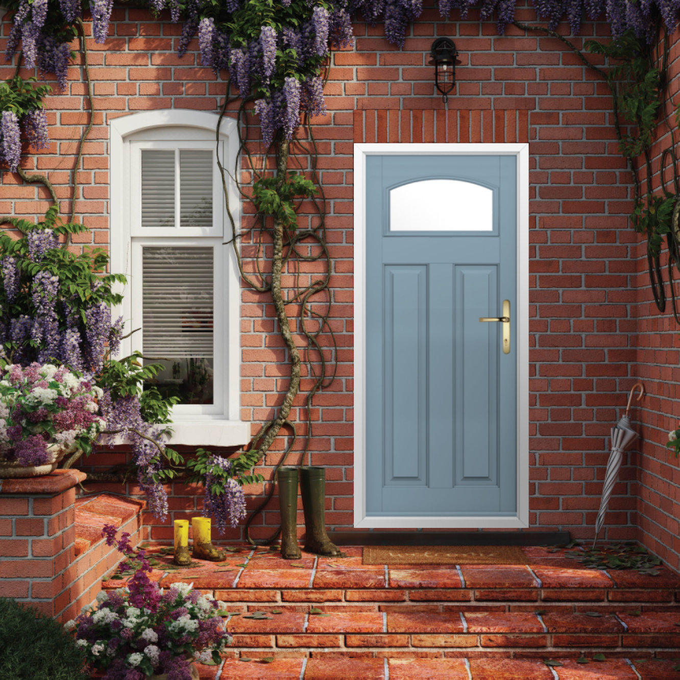 Solidor London Composite Traditional Door In Twilight Grey Image