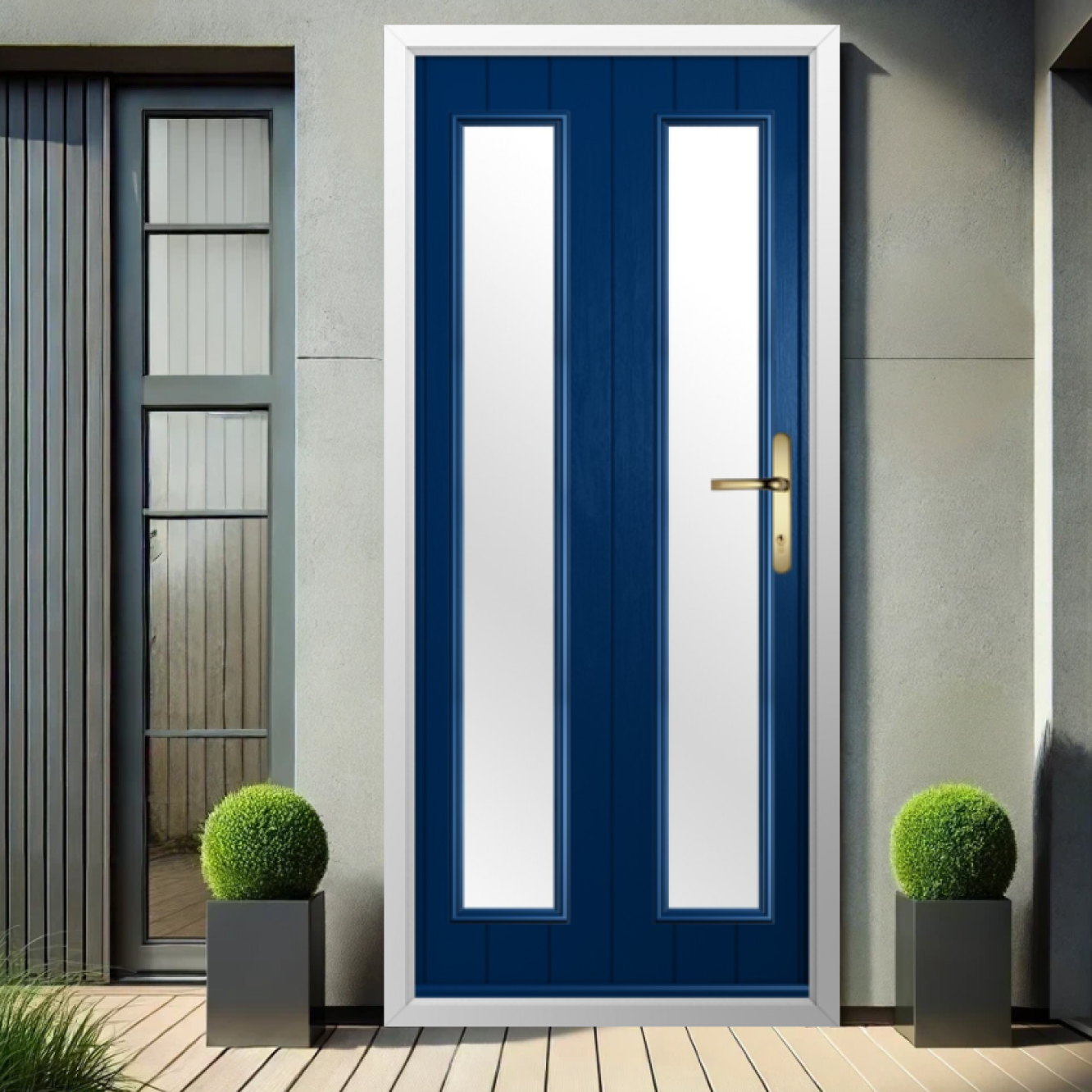 Solidor Venice Composite Contemporary Door In Blue Image