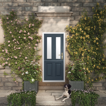 Solidor Ludlow 2 Composite Stable Door In Anthracite Grey