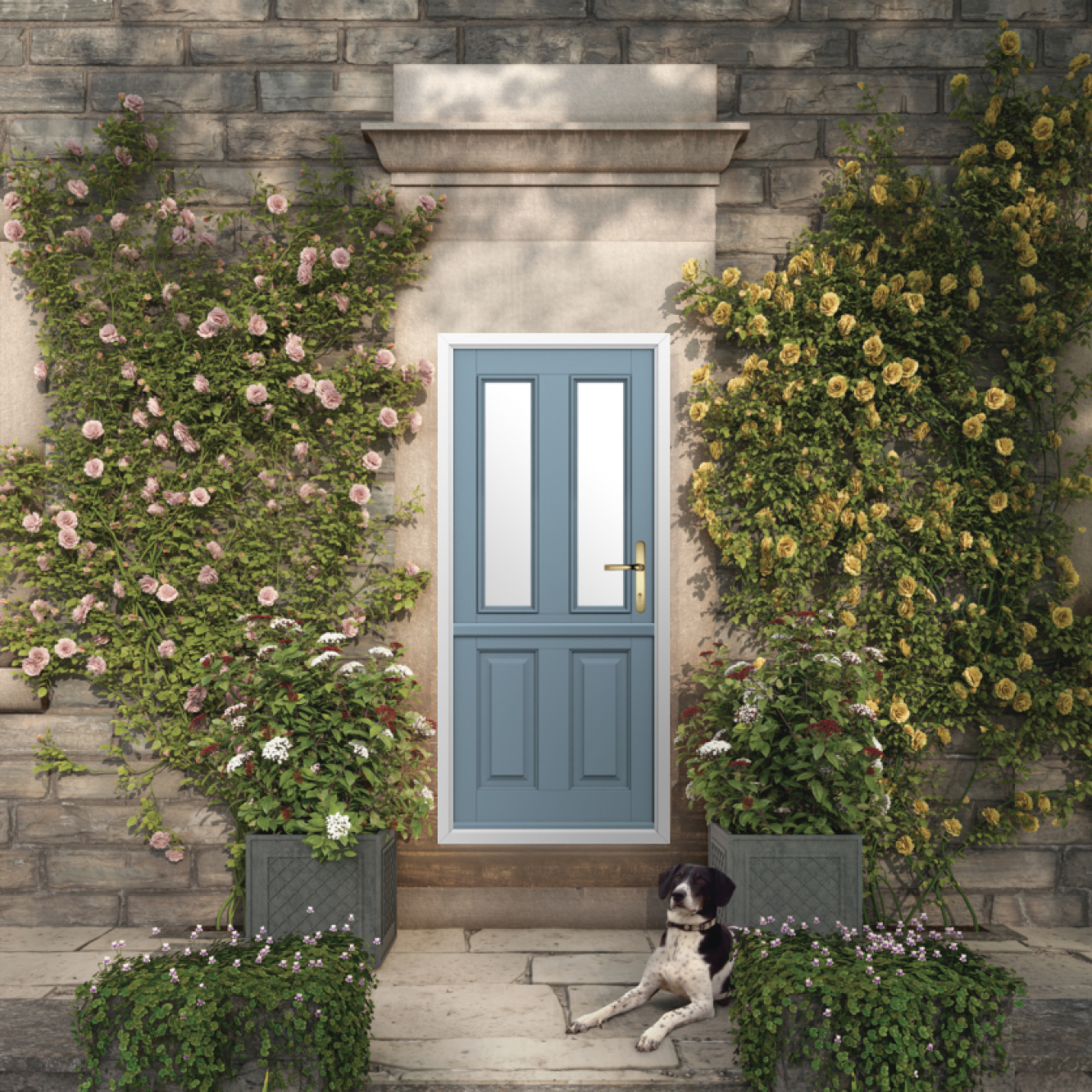 Solidor Ludlow 2 Composite Stable Door In Twilight Grey Image