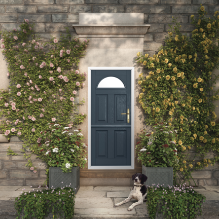 Solidor Conway 1 Composite Stable Door In Anthracite Grey