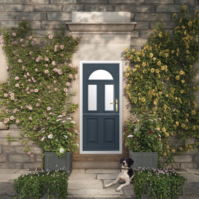 Solidor Conway 3 Composite Stable Door In Anthracite Grey Thumbnail