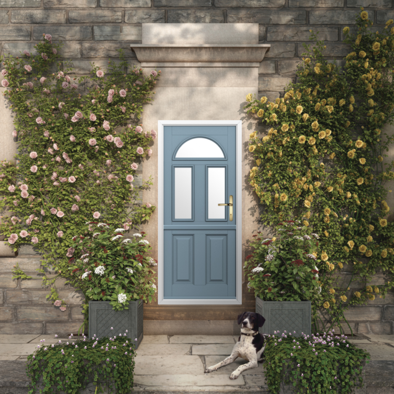 Solidor Conway 3 Composite Stable Door In Twilight Grey Image