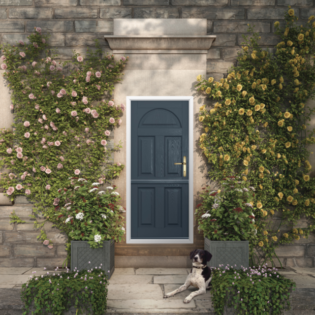 Solidor Conway Solid Composite Stable Door In Anthracite Grey Thumbnail