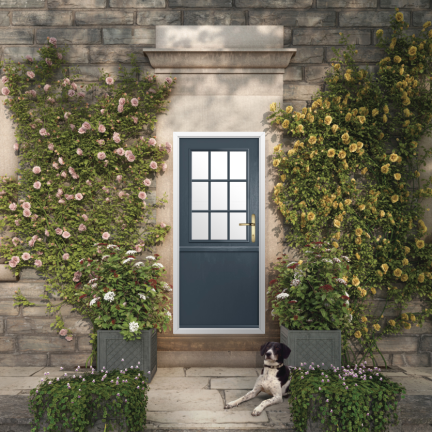 Solidor Flint Beeston GB Composite Stable Door In Anthracite Grey