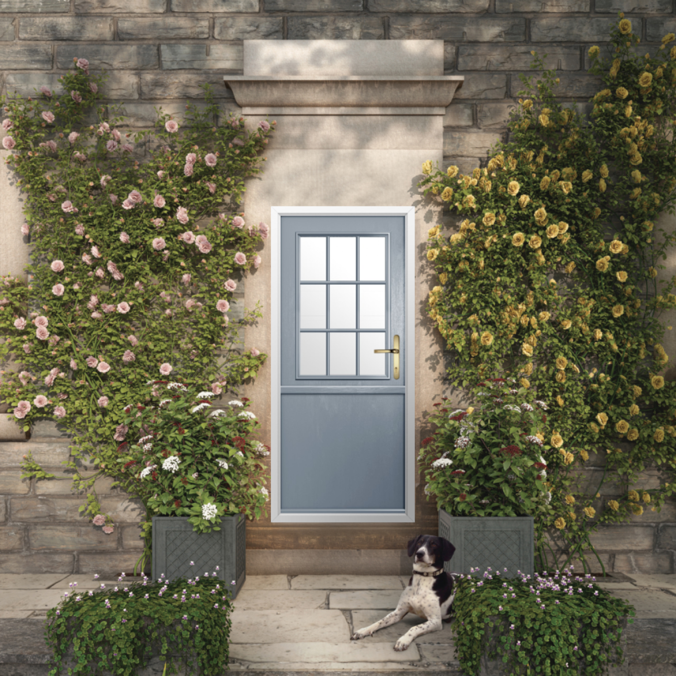 Solidor Flint Beeston GB Composite Stable Door In French Grey Image