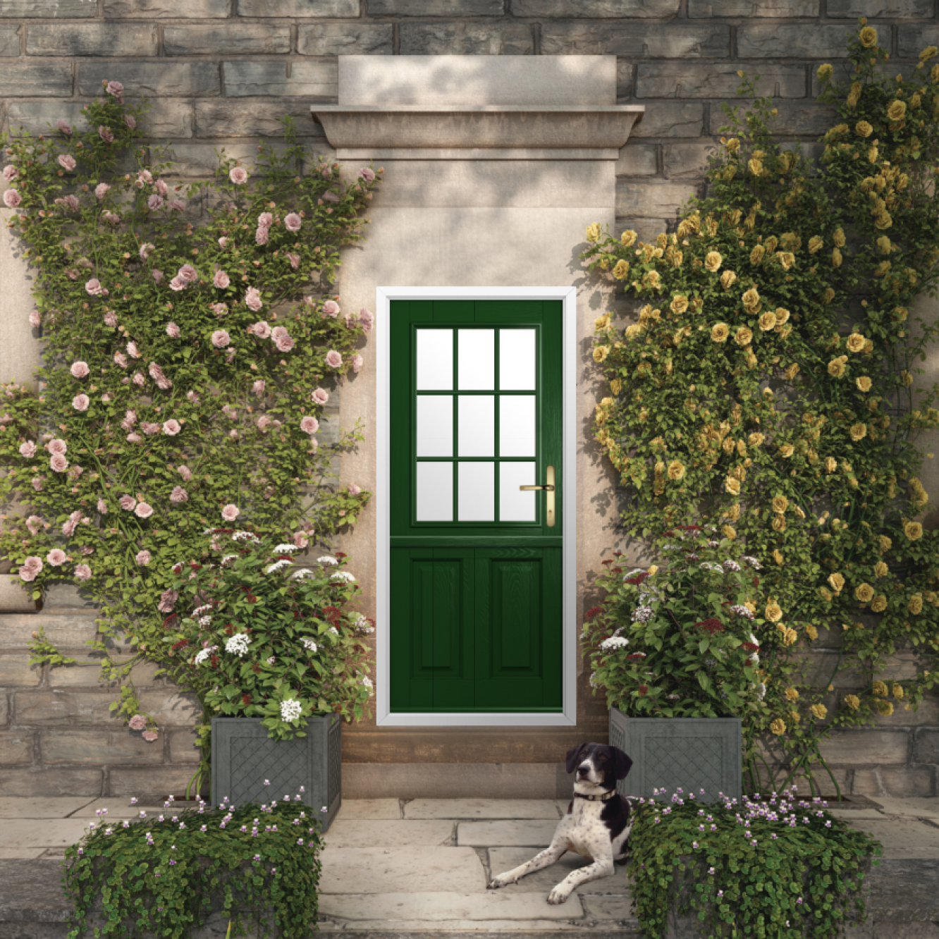 Solidor Beeston GB Composite Stable Door In Green Image