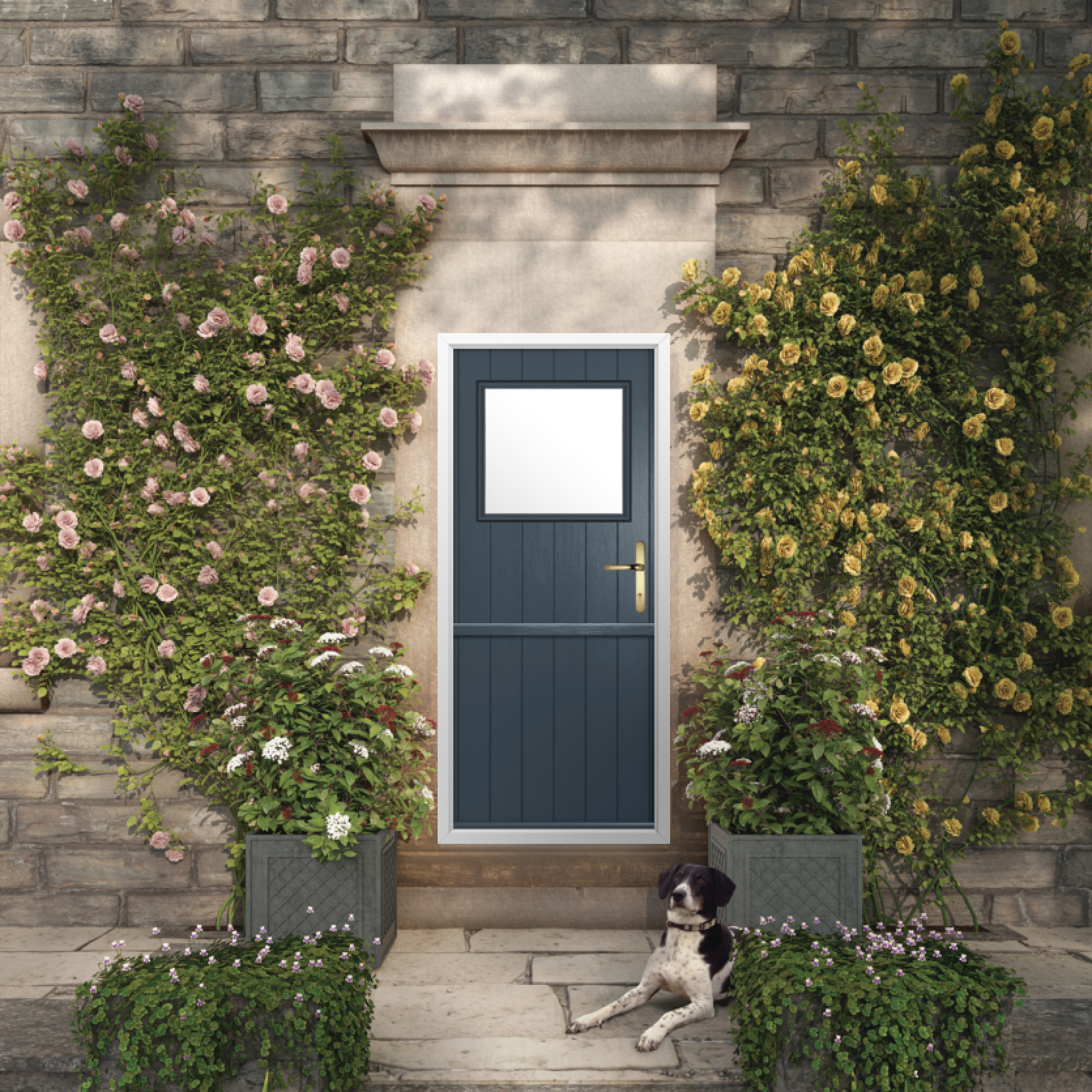 Solidor Trieste Composite Stable Door In Anthracite Grey Large
                        Image