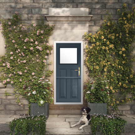 Solidor Sterling Composite Stable Door In Anthracite Grey