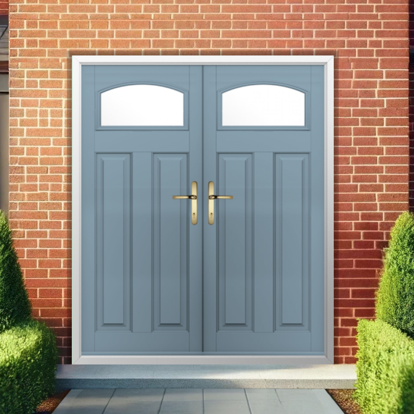 Solidor London Composite French Door In Twilight Grey Image