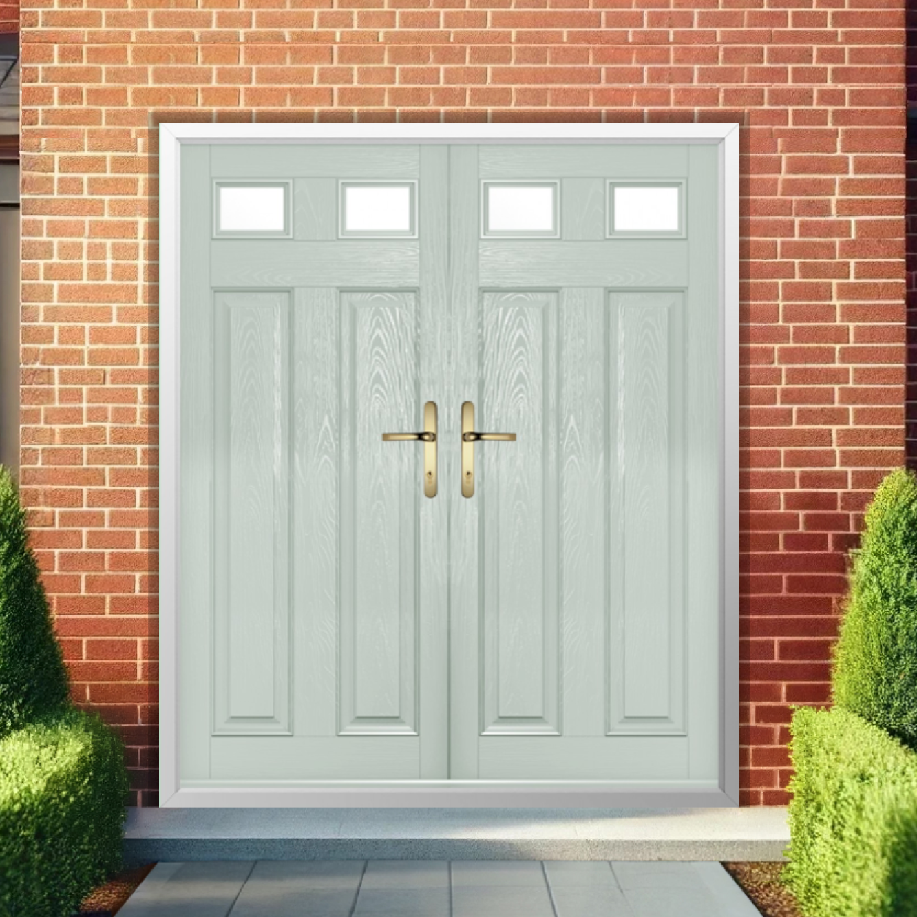 Solidor Berkley 2 Composite French Door In Painswick Image