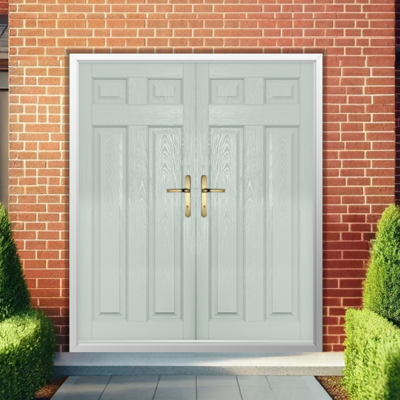 Solidor Berkley Solid Composite French Door In Painswick Image
