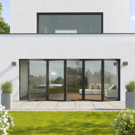 Cortizo 5 Pane Bi-Fold Door Plus