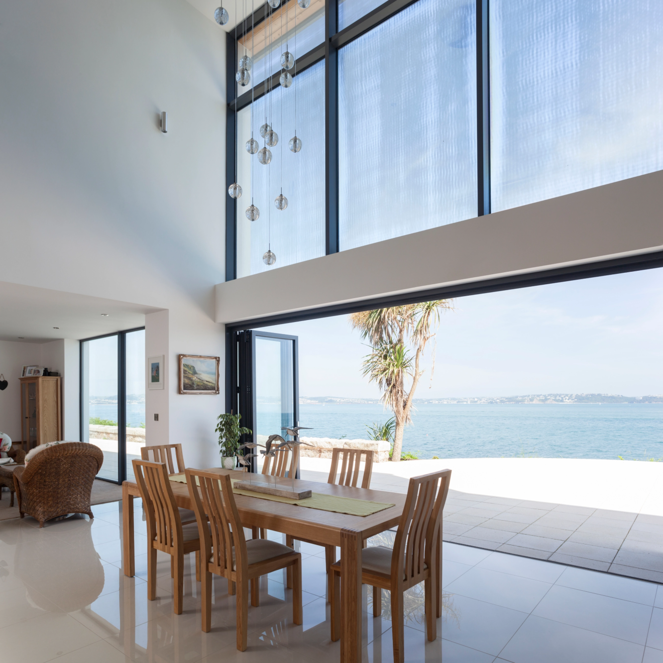 Smart Visofold 5 Pane Bi-Fold Door In Grey (Matt) - (3500mm x 1700mm) Image