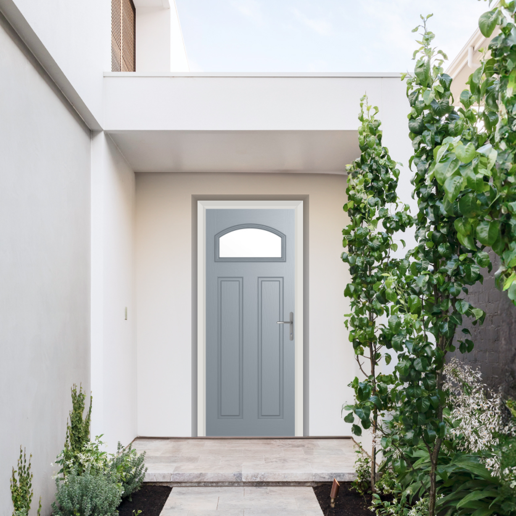 Comp Door Harlington Composite Door In French Grey Large
                        Image