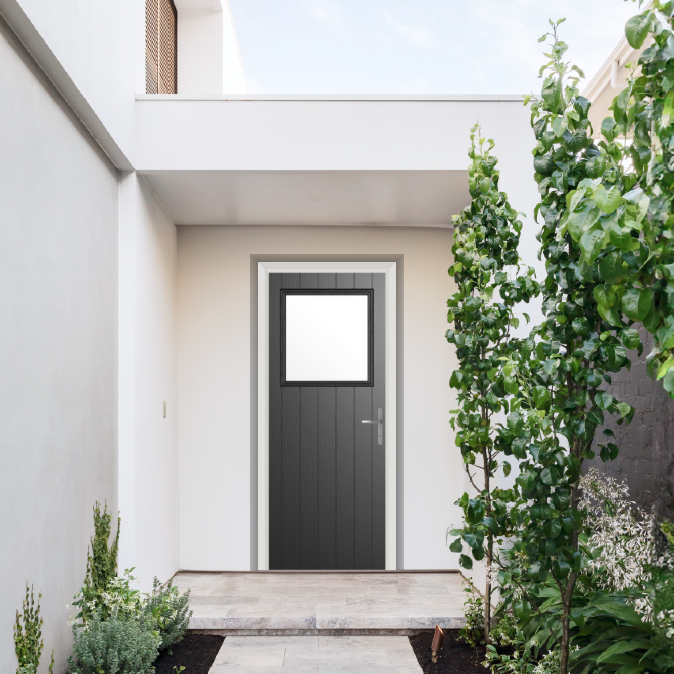 Comp Door Fife Composite Door In Black Image