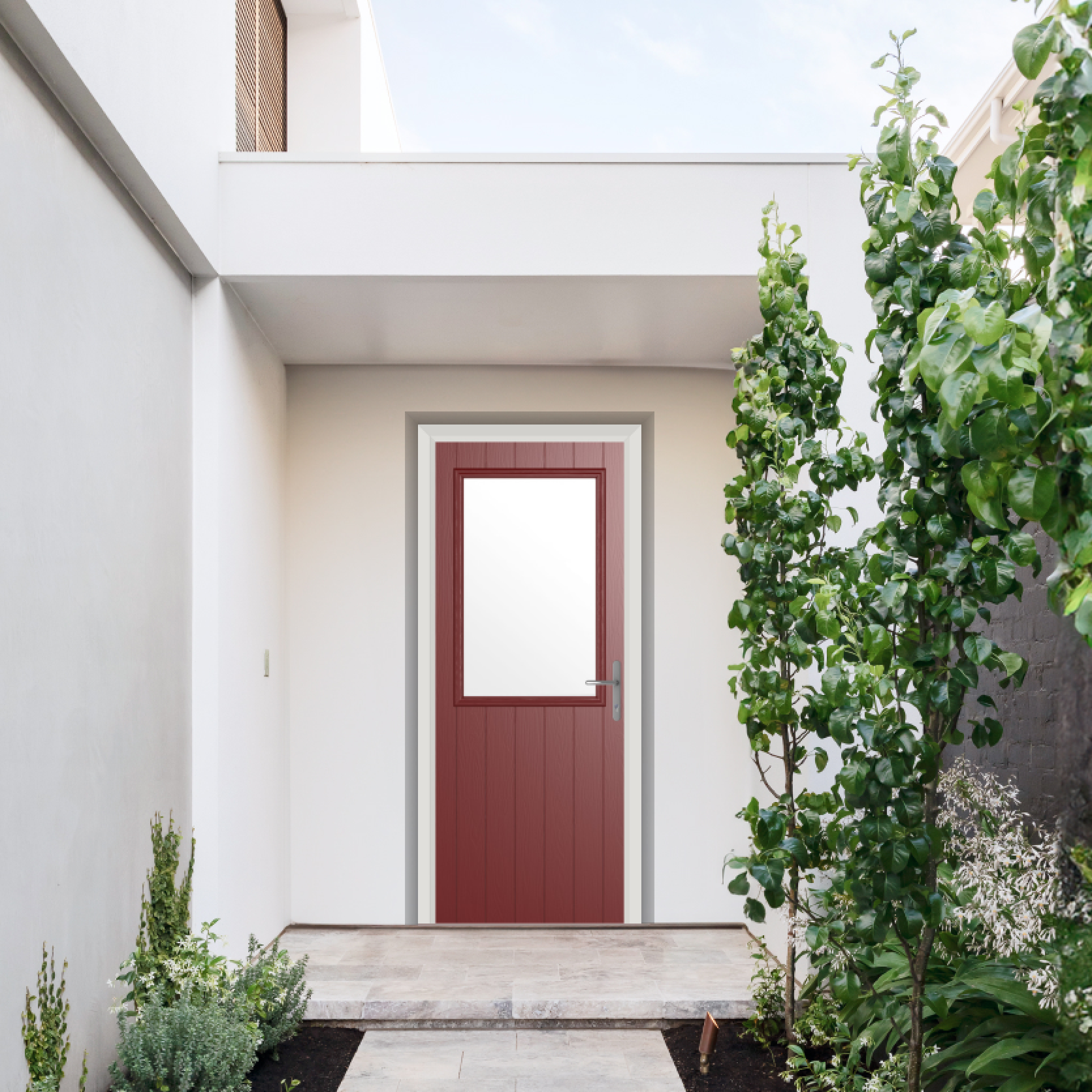 Comp Door Clifton Composite Door In Red Large
                        Image