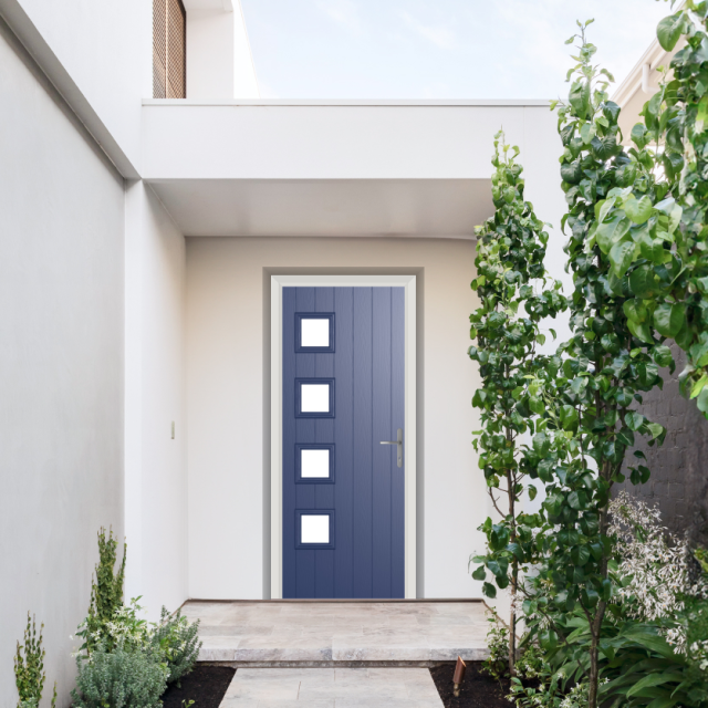 Comp Door Sussex Composite Door In Blue Thumbnail