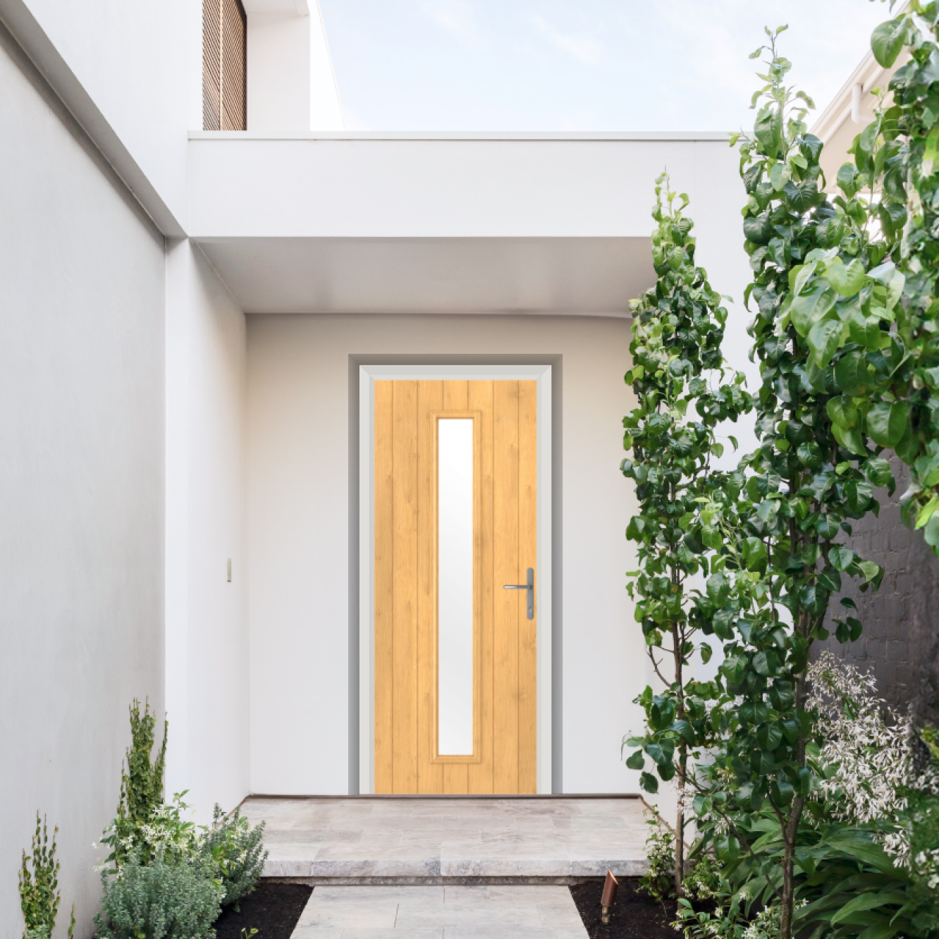 Comp Door Rutland Composite Door In Irish Oak Image