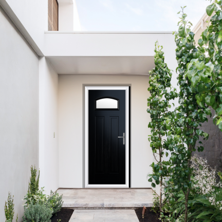 Comp Door Harlington Composite Door In Black