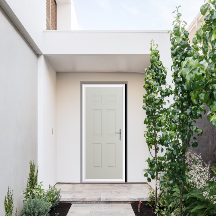 Comp Door Middleton Solid Composite Door In Foiled White