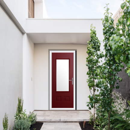 Comp Door Walcot Composite Door In Red