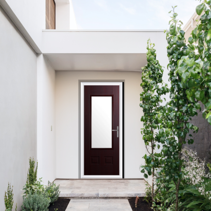 Comp Door Walcot Composite Door In Rosewood