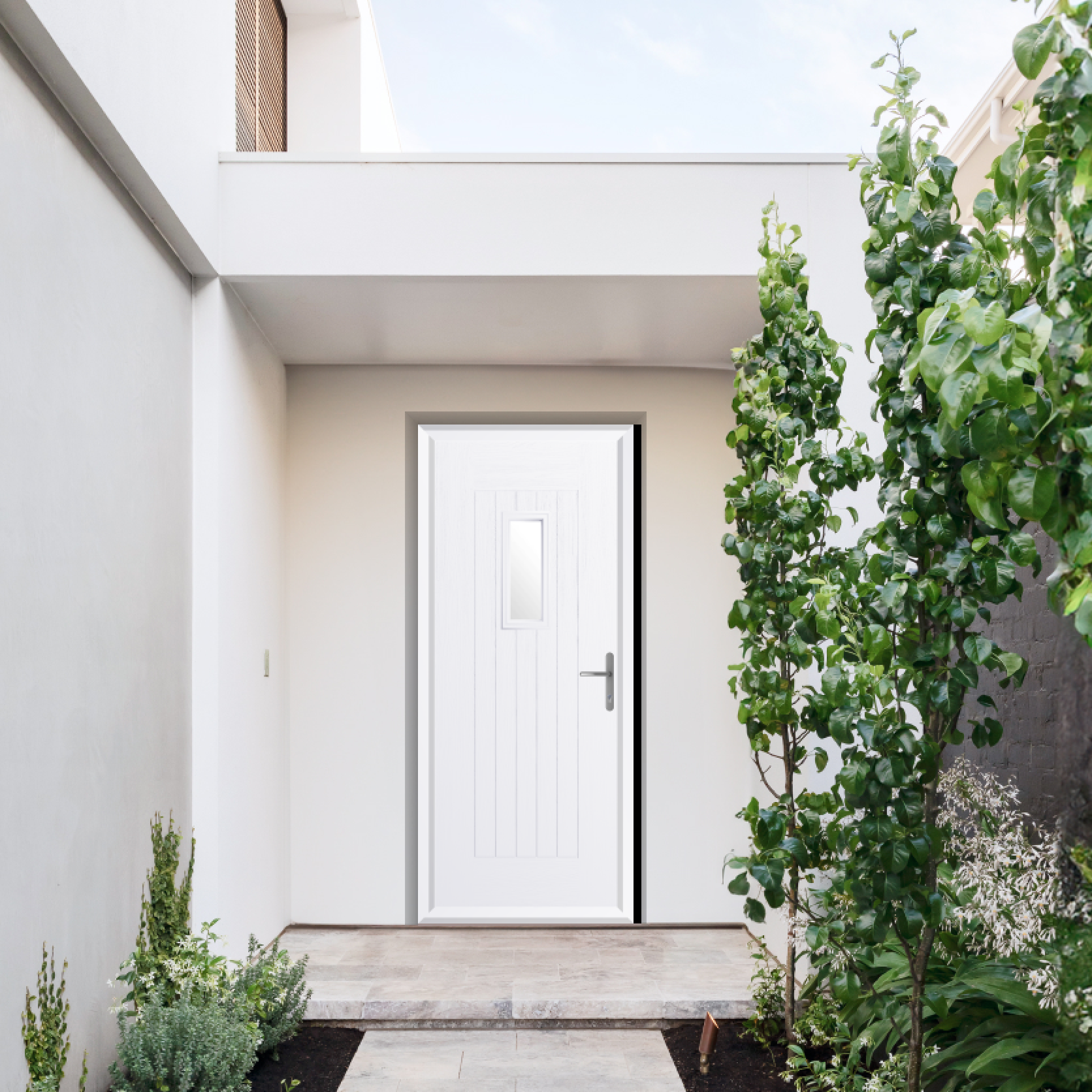 Comp Door Carlisle Composite Door In White Large
                        Image
