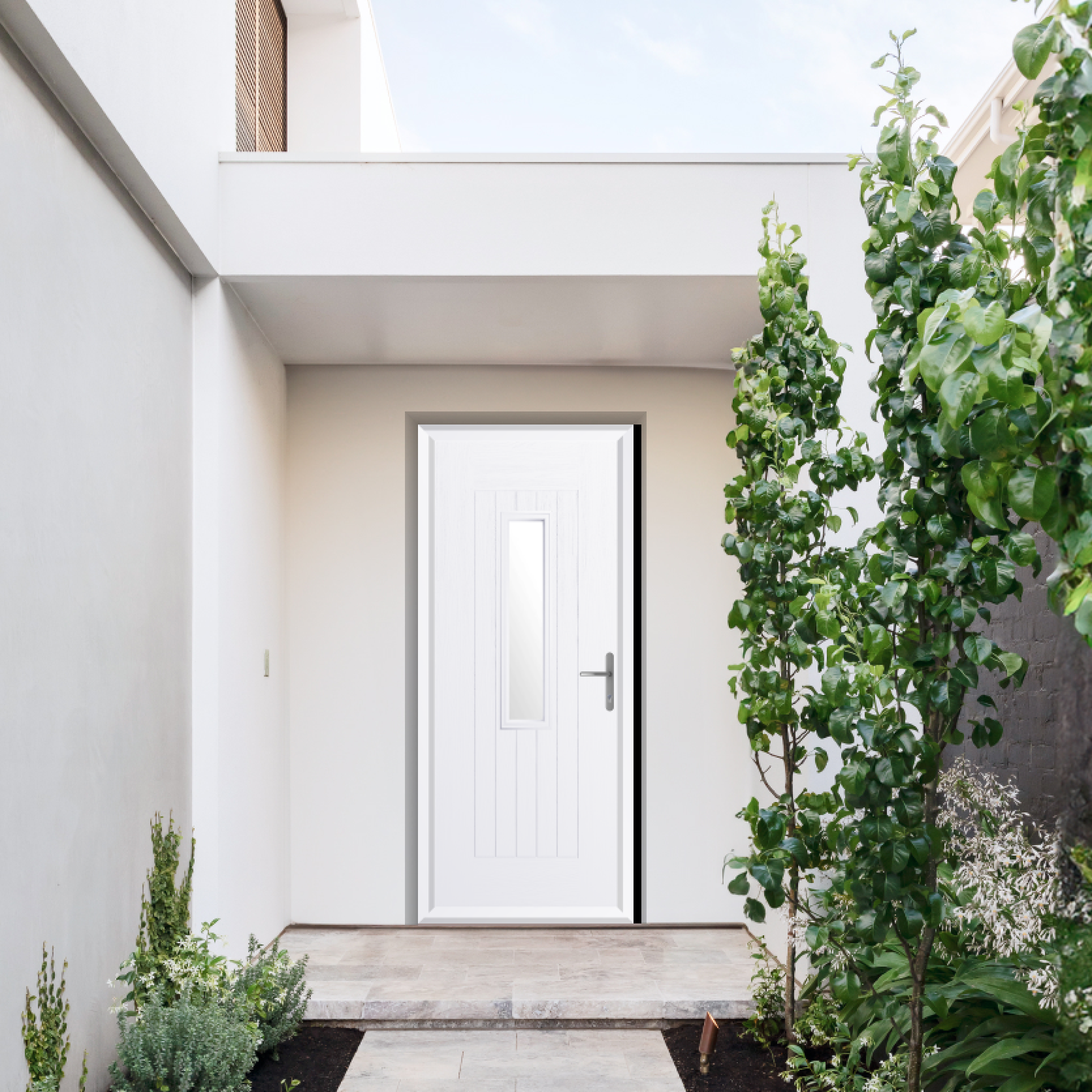 Comp Door Derry Composite Door In White Large
                        Image
