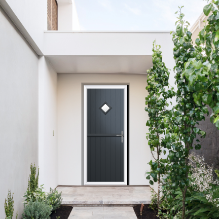 Comp Door Cornwall Composite Stable Door In Slate Grey