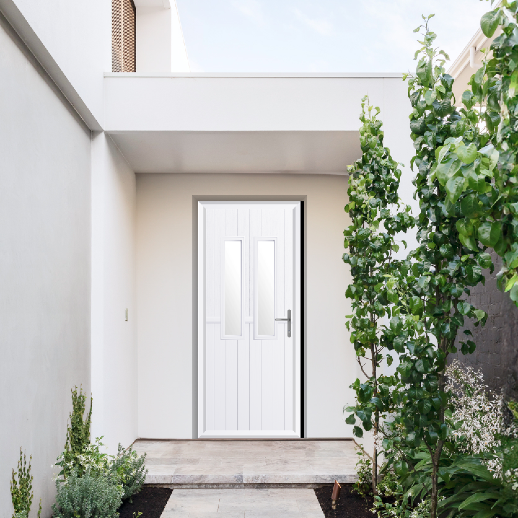 Comp Door Wellington Composite Stable Door In White Large
                        Image