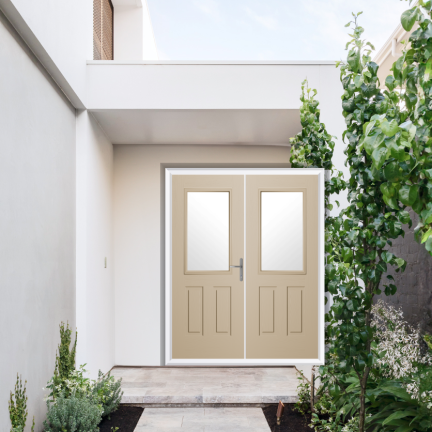 Comp Door Buxton Composite French Door In Cream