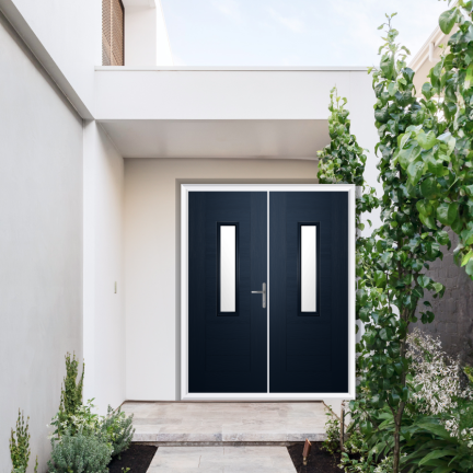 Comp Door Westminster Composite French Door In Blue