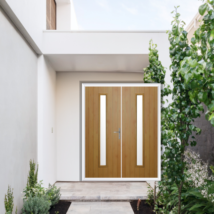 Comp Door Rutland Composite French Door In Irish Oak
