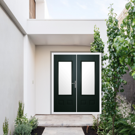 Comp Door Walcot Composite French Door In Green