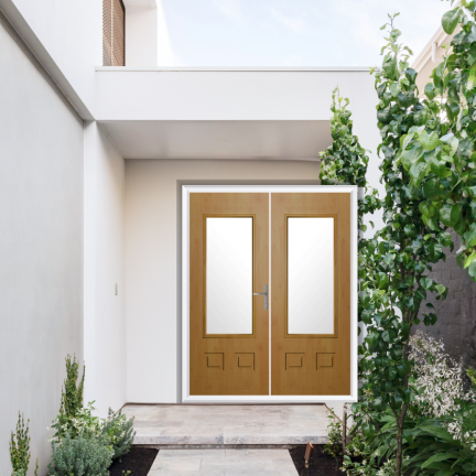 Comp Door Walcot Composite French Door In Irish Oak
