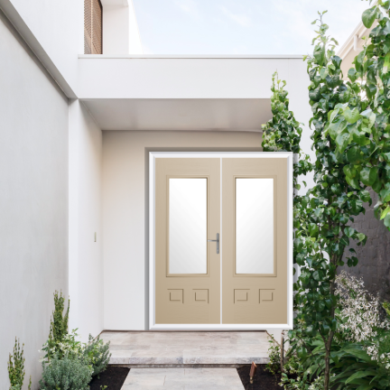 Comp Door Walcot Composite French Door In Cream